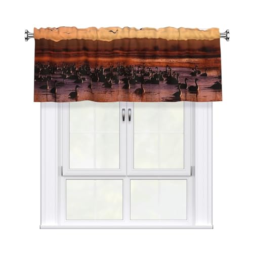 GTKSYNVE Bosque del Apache Wildlife Refuge Volants für Fenster, Stangentasche, Fenstervolant, kleine Fensterbehandlung, Volants für Küche, Verdunkelungsvorhänge, kurze Vorhänge für Schlafzimmer, 137 x GTKSYNVE Bosque del Apache Wildlife Refuge Volants für Fenster, Stangentasche, Fenstervolant, kleine Fensterbehandlung, Volants für Küche, Verdunkelungsvorhänge, kurze Vorhänge für Schlafzimmer, 137 x von GTKSYNVE