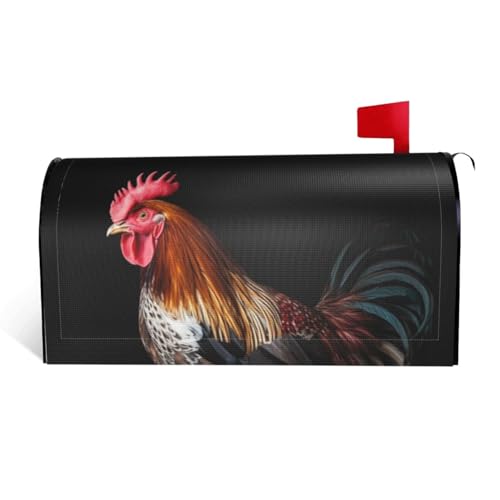 GTKSYNVE Briefkastenabdeckungen mit Tierhahn, magnetisch, Standardgröße, 53,3 x 45,7 cm, dekorative Briefkasten-Abdeckung, wasserdichte Briefkasten-Abdeckung, personalisierte Briefkasten-Abdeckungen von GTKSYNVE