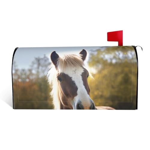 GTKSYNVE Briefkastenabdeckungen mit Tierpferd, magnetisch, Standardgröße, 64,8 x 53,3 cm, dekorative Briefkasten-Abdeckung, wasserdichte Briefkasten-Abdeckung, personalisierte Briefkasten-Abdeckungen GTKSYNVE Briefkastenabdeckungen mit Tierpferd, magnetisch, Standardgröße, 64,8 x 53,3 cm, dekorative Briefkasten-Abdeckung, wasserdichte Briefkasten-Abdeckung, personalisierte Briefkasten-Abdeckungen von GTKSYNVE