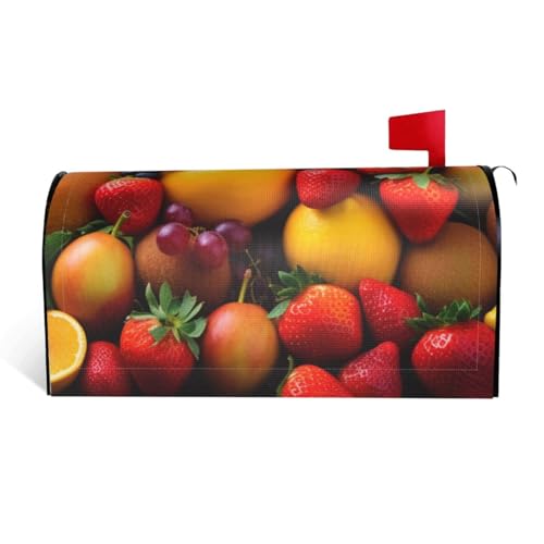 GTKSYNVE Briefkastenabdeckungen mit frischem Obst, magnetisch, Standardgröße, 53,3 x 45,7 cm, dekorative Briefkastenabdeckung, wasserdichte Briefkasten-Abdeckung, personalisierte GTKSYNVE Briefkastenabdeckungen mit frischem Obst, magnetisch, Standardgröße, 53,3 x 45,7 cm, dekorative Briefkastenabdeckung, wasserdichte Briefkasten-Abdeckung, personalisierte von GTKSYNVE