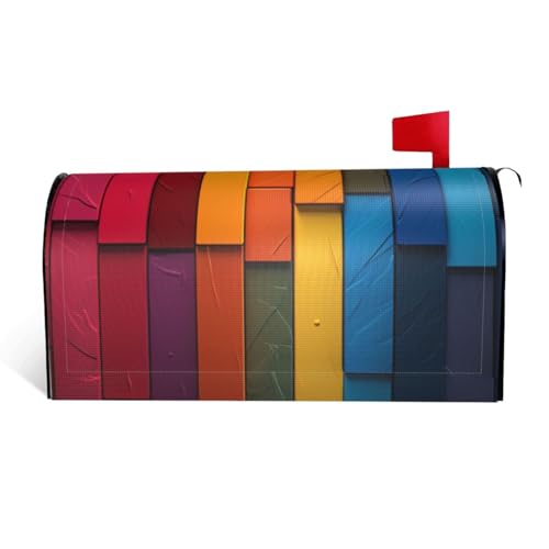GTKSYNVE Bunte Briefkastenabdeckungen, magnetisch, Standardgröße, 53,3 x 45,7 cm, dekorative Briefkasten-Abdeckung, wasserdichte Briefkasten-Abdeckung, personalisierte Briefkasten-Abdeckungen für von GTKSYNVE