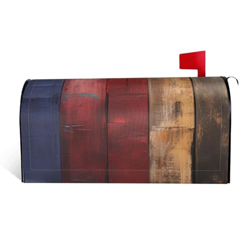 GTKSYNVE Bunte Briefkastenabdeckungen aus Holz, magnetisch, Standardgröße, 53,3 x 45,7 cm, dekorative Briefkasten-Abdeckung, wasserdichte Briefkasten-Abdeckung, personalisierte Briefkasten-Abdeckungen von GTKSYNVE
