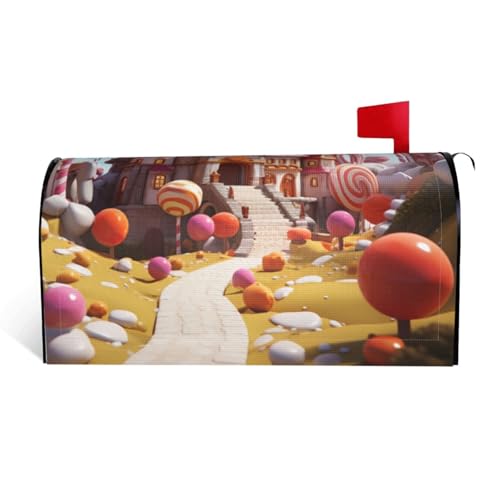 GTKSYNVE Candy Land Briefkastenabdeckungen, magnetisch, Standardgröße, 64,8 x 53,3 cm, dekorative Briefkasten-Abdeckung, wasserdichte Briefkasten-Abdeckung, personalisierte Briefkasten-Abdeckungen für GTKSYNVE Candy Land Briefkastenabdeckungen, magnetisch, Standardgröße, 64,8 x 53,3 cm, dekorative Briefkasten-Abdeckung, wasserdichte Briefkasten-Abdeckung, personalisierte Briefkasten-Abdeckungen für von GTKSYNVE