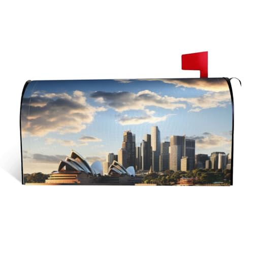 GTKSYNVE City Sydney Briefkastenabdeckungen, magnetisch, Standardgröße, 53,3 x 45,7 cm, dekorative Briefkastenabdeckung, wasserdichte Briefkasten-Abdeckung, personalisierte Briefkasten-Abdeckungen für GTKSYNVE City Sydney Briefkastenabdeckungen, magnetisch, Standardgröße, 53,3 x 45,7 cm, dekorative Briefkastenabdeckung, wasserdichte Briefkasten-Abdeckung, personalisierte Briefkasten-Abdeckungen für von GTKSYNVE
