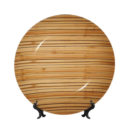 GTKSYNVE Dekorative Teller aus Knochenporzellan, 25,4 cm, personalisierbar, dekorativer Keramikteller mit Präsentationsständer, Keramikornamente, Kunst, Porzellanteller für Zuhause, Büro, Wandbehang GTKSYNVE Dekorative Teller aus Knochenporzellan, 25,4 cm, personalisierbar, dekorativer Keramikteller mit Präsentationsständer, Keramikornamente, Kunst, Porzellanteller für Zuhause, Büro, Wandbehang von GTKSYNVE