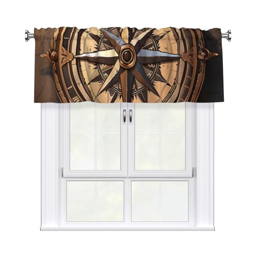 GTKSYNVE Kompass Wind- und Straßenkartenvolants für Fenster, Stangentasche, Fenstervolant, kleine Fensterbehandlung, Volants für Küche, Vorhänge, Verdunkelung, kurze Vorhänge für Schlafzimmer, 137 x GTKSYNVE Kompass Wind- und Straßenkartenvolants für Fenster, Stangentasche, Fenstervolant, kleine Fensterbehandlung, Volants für Küche, Vorhänge, Verdunkelung, kurze Vorhänge für Schlafzimmer, 137 x von GTKSYNVE