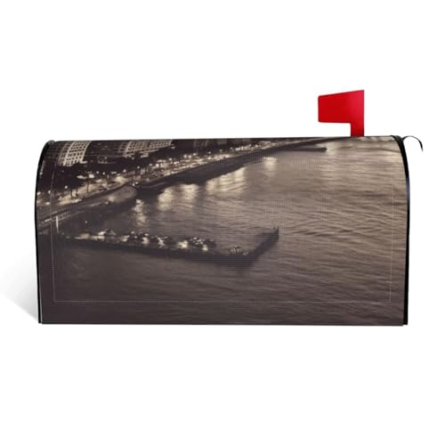 GTKSYNVE Mumbai City of Dreams Briefkastenabdeckungen, magnetisch, Standardgröße, 64,8 x 53,3 cm, dekorative Briefkasten-Abdeckung, wasserdichte Briefkasten-Abdeckung, personalisierte von GTKSYNVE