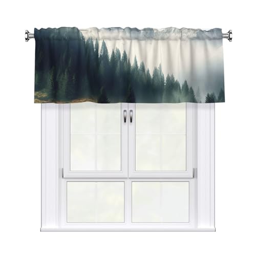 GTKSYNVE Querbehang für Fenster, Stangentaschen-Fenstervolant, kleine Fensterbehandlung, Volants für Küche, Verdunkelungsvorhänge, kurze Vorhänge für Schlafzimmer, 137 x 45 cm GTKSYNVE Querbehang für Fenster, Stangentaschen-Fenstervolant, kleine Fensterbehandlung, Volants für Küche, Verdunkelungsvorhänge, kurze Vorhänge für Schlafzimmer, 137 x 45 cm von GTKSYNVE