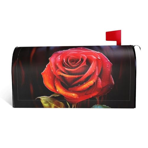 GTKSYNVE Rote Rose Art Briefkastenabdeckungen, magnetisch, Standardgröße, 64,8 x 53,3 cm, dekorative Briefkasten-Abdeckung, wasserdichte Briefkasten-Abdeckung, personalisierte Briefkasten-Abdeckungen GTKSYNVE Rote Rose Art Briefkastenabdeckungen, magnetisch, Standardgröße, 64,8 x 53,3 cm, dekorative Briefkasten-Abdeckung, wasserdichte Briefkasten-Abdeckung, personalisierte Briefkasten-Abdeckungen von GTKSYNVE