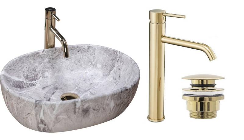 GTM Design Aufsatzwaschbecken AMELIA Modern Waschbecken von GTM Design