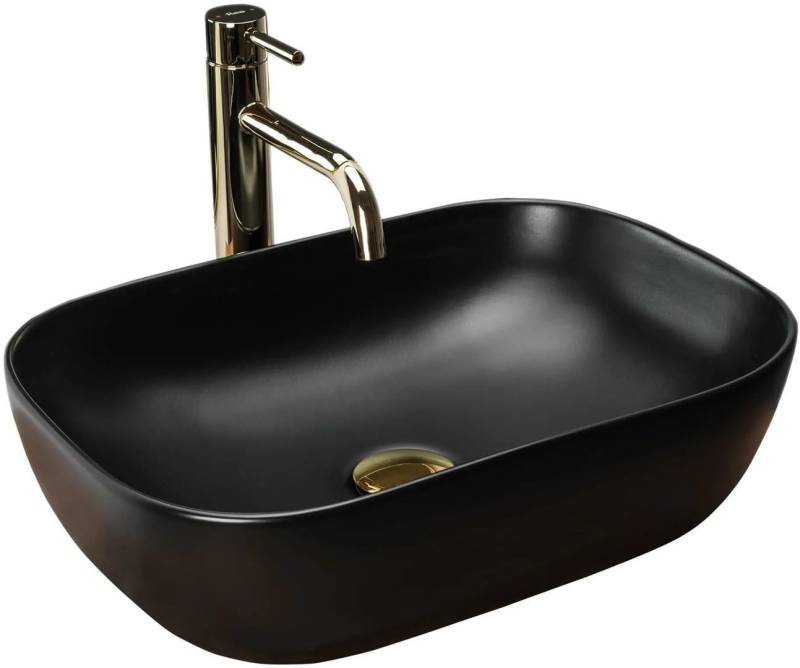 GTM Design Aufsatzwaschbecken BELINDA Modern Waschbeckenm Oval von GTM Design