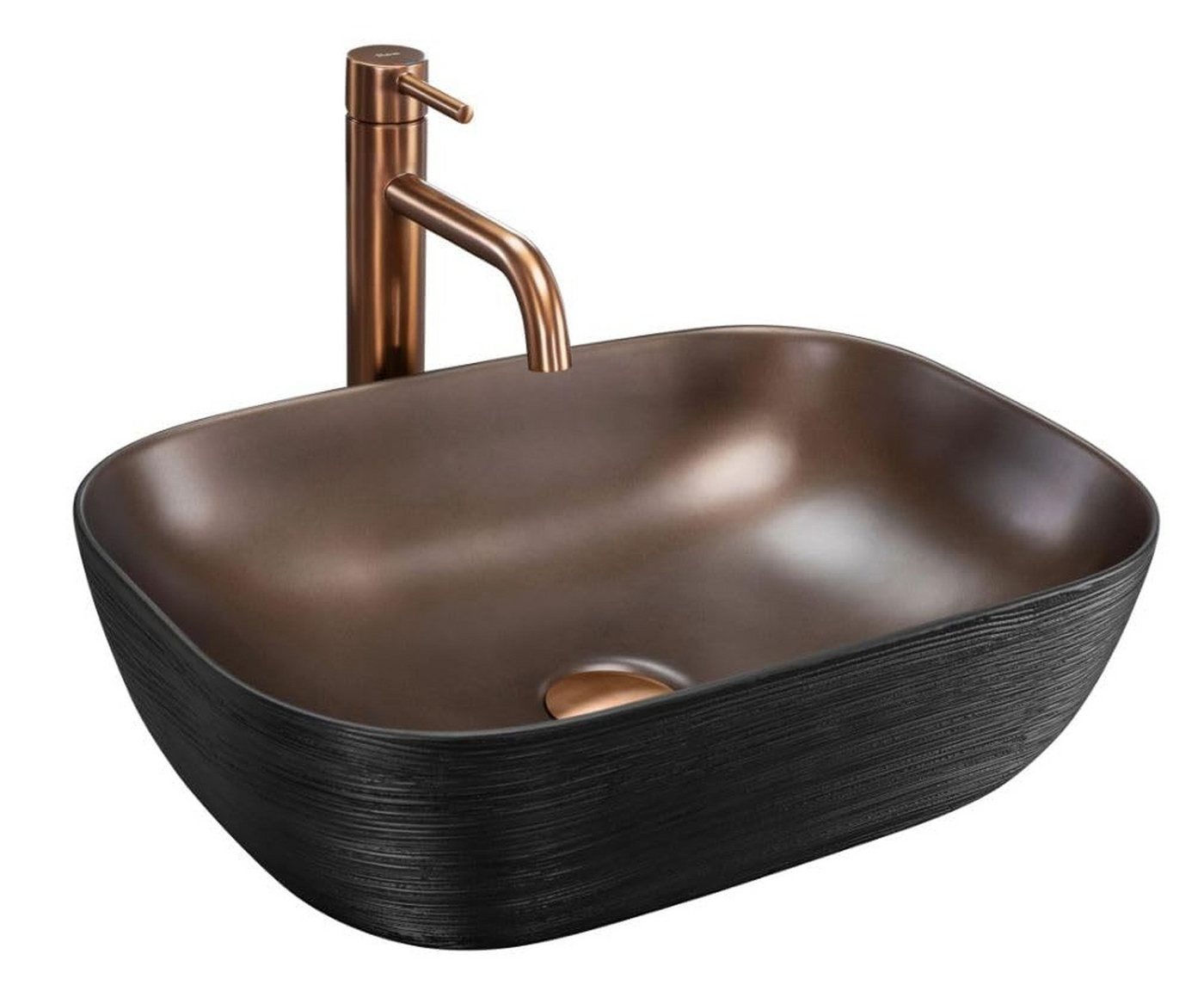 GTM Design Aufsatzwaschbecken Matt Modern Waschbecken ohne Hahnloch - nur Bad Waschbecken GTM Design Aufsatzwaschbecken Matt Modern Waschbecken ohne Hahnloch - nur Bad Waschbecken von GTM Design