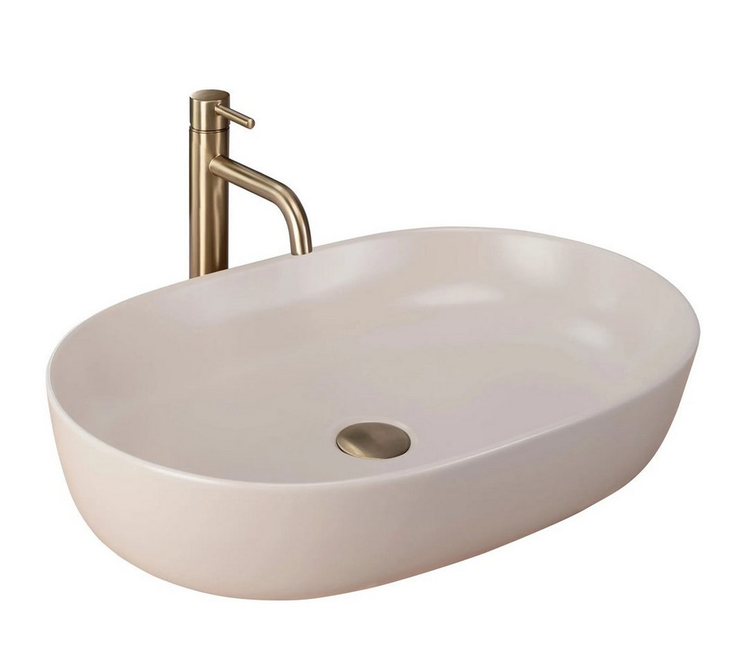 GTM Design Aufsatzwaschbecken NADIA Modern Waschbecken Oval GTM Design Aufsatzwaschbecken NADIA Modern Waschbecken Oval von GTM Design