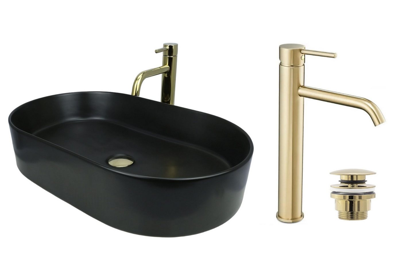 GTM Design Aufsatzwaschbecken NADIA Modern Waschbecken Oval GTM Design Aufsatzwaschbecken NADIA Modern Waschbecken Oval von GTM Design