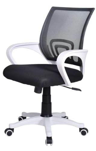 GTM Design Verstellbare Bürostuhl - Multifunktionale Schreibtischstuhl für Gaming Arbeit und Entspannung - Stühle mit Netz - Anpassbare Gamingstuhl - Schwarz von GTM Design