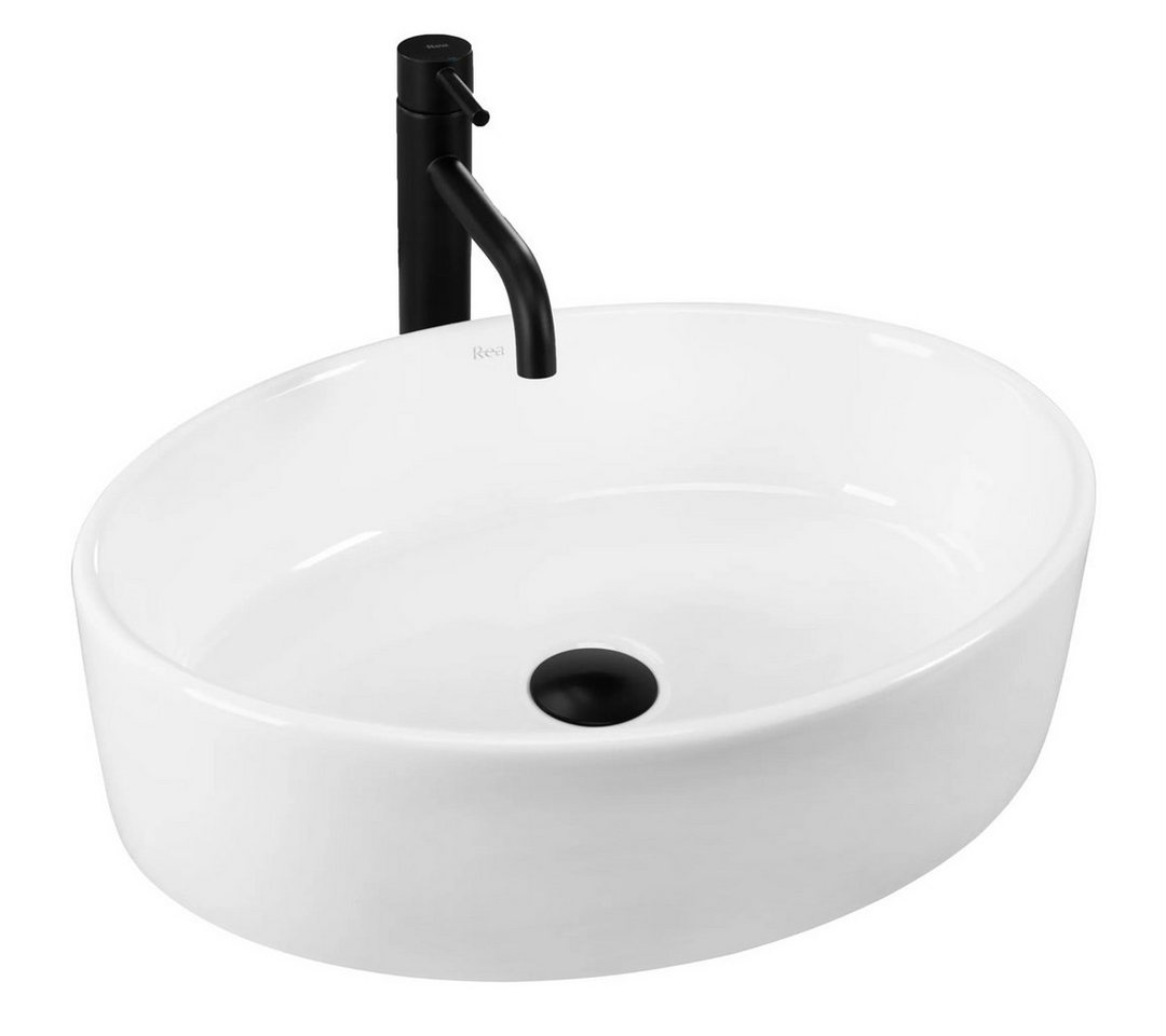 GTM Design Waschbecken Glanz - Modern Waschbecken - ohne Überlaufloch - Elegant (Nur Waschbecken) von GTM Design