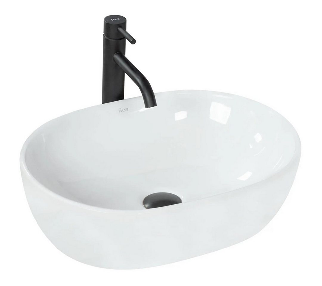 GTM Design Waschbecken Glanz - Modern Waschbecken - ohne Überlaufloch - Elegant (Nur Waschbecken) von GTM Design