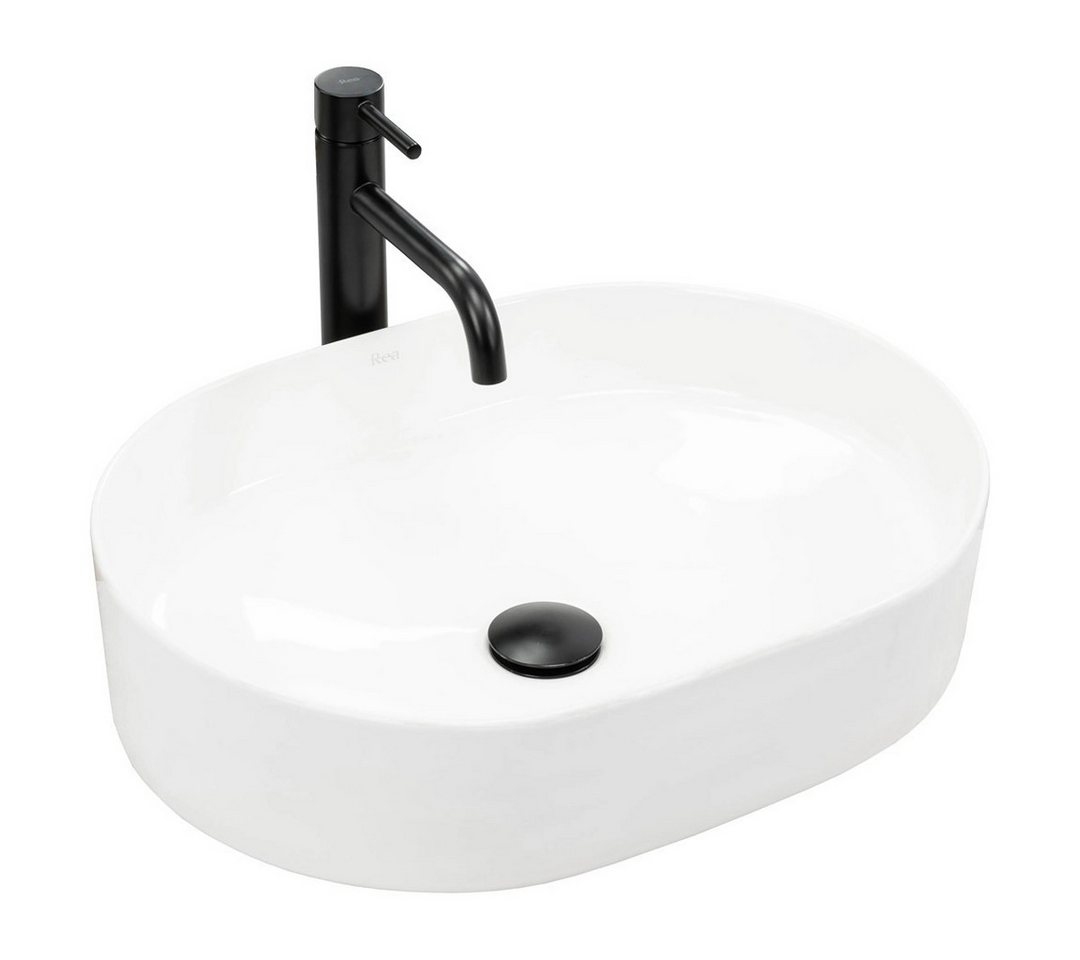 GTM Design Waschbecken Glanz - Modern Waschbecken - ohne Überlaufloch - Elegant (Nur Waschbecken) von GTM Design