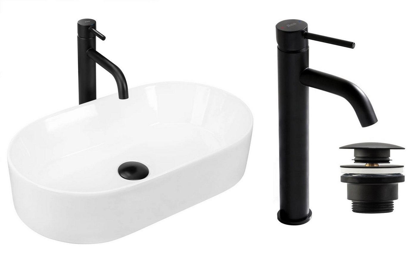 GTM Design Waschbecken Glanz - Modern Waschbecken - ohne Überlaufloch - Elegant GTM Design Waschbecken Glanz - Modern Waschbecken - ohne Überlaufloch - Elegant von GTM Design
