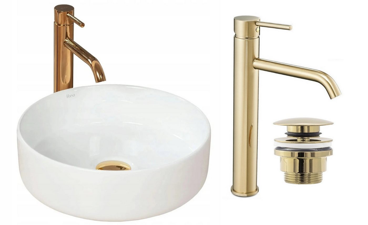 GTM Design Waschbecken Glanz - Modern Waschbecken - ohne Überlaufloch - Elegant GTM Design Waschbecken Glanz - Modern Waschbecken - ohne Überlaufloch - Elegant von GTM Design
