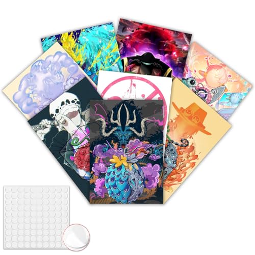 GTOTd Anime Fruit Poster 8 Stück 42 x 29cm (16.5" x 11.4") Anime Merch Party Ungerahmte Version HD Leinwanddruck Poster für Wohnzimmer Schlafzimmer Club Wand Kunst Dekor von GTOTd