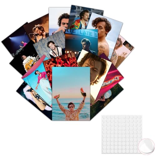GTOTd Harry Singer Styles Poster 16 Stück mit Wand-Collage Kit 29 x 21cm (11.4" x 8.2") Gifts Merch Sängerin Poster Ungerahmte Version HD Poster für Wohnzimmer Club Wand Kunst Dekor von GTOTd