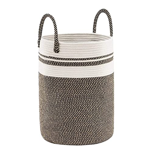 Wäschesammler Wäschetonne Großer Wäschekorb, Aufbewahrungskorb Aus Gewebtem Seil Für Decke, Schmutzige Kleidung Im Wohnzimmer Laundry Basket(A) von GTOULHH