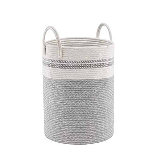 Wäschesammler Wäschetonne Großer Wäschekorb, Aufbewahrungskorb Aus Gewebtem Seil Für Decke, Schmutzige Kleidung Im Wohnzimmer Laundry Basket(C) von GTOULHH