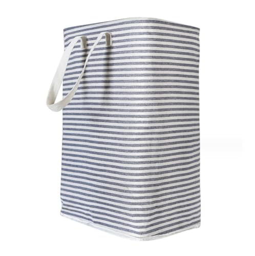 Wäschesammler Wäschetonne Zusammenklappbarer Wäschekorb, Stoff-Wäschekorb Mit Griffen, Für Wohnheim, Schlafzimmer, Waschküche Laundry Basket(C) von GTOULHH