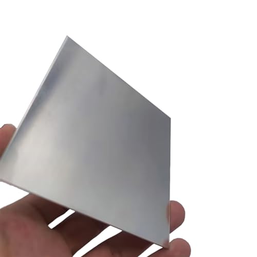 Aluminium-Metall Flaches Aluminiumblech 5052. Dicke der Aluminiumplatte: 3 mm, 5 mm, 6 mm, 8 mm, 10 mm, 100 x 100 mm, 100 x 200 mm dekorativ biegbar(8x100x200mm 1pcs) von GTPBAO