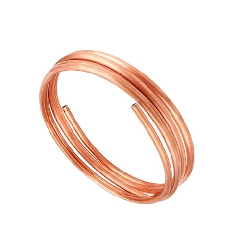 GTPBAO 1 Meter weiche Kupferrohrspule, Außendurchmesser 2 mm, 3 mm, 4 mm, 5 mm, 8 mm, 10 mm, 12 mm, 99,9% reines Kupferdrahtrohr, Klimaanlagenkühlung, Heimwerkerhandwerk gerade(6x4mm) von GTPBAO