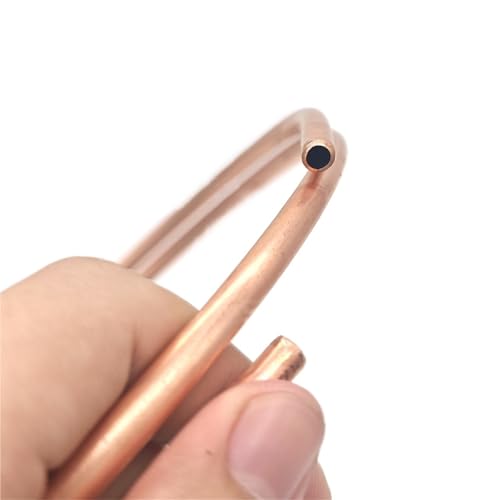 GTPBAO 1 Meter weiche Spule T2 rotes Kupferkapillarrohr, geeignet for Klimaanlagenkühlung, 2 mm bis 10 mm Außendurchmesser gerade(8x2mm) von GTPBAO