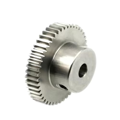 GTPBAO 1 Stück 0,7 Modul 18 Zähne Stirnrad mit Stufe 0,7 M 18 T gerades Ritzel 3 mm 3,17 mm 4 mm 5 mm 6 mm Bohrung Aluminiumlegierungsgetriebe Lenkungshardware(3mm) von GTPBAO