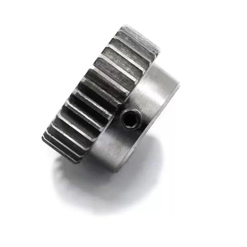 GTPBAO 1 Stück 0,7 Modul 19 Zähne Stirnradgetriebe Kohlenstoffstahl gerade Zähne Zahnrad 0,7 m 19 Zähne zylindrisches Zahnrad mit Stufenritzel Lenkungshardware(3.17mm) von GTPBAO