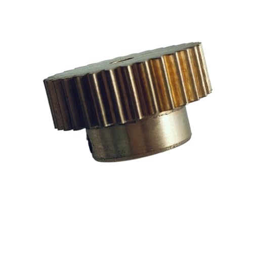GTPBAO 1 Stück 0,7 Modul 24 T Stufen-Stirnrad Ritzel 5 mm Zahnstärke Gerade Zähne 0,7 M 24 Zähne Zylindrisches Zahnrad mit Stufe Lenkungshardware(8MM BORE) von GTPBAO
