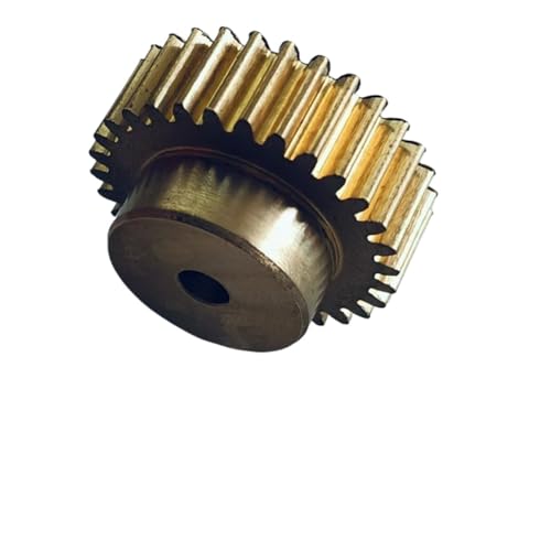 GTPBAO 1 Stück 0,7 m 26 Zähne Messing-Stirnrad gerade Zähne 0,7 Modul 26 Zähne Zahnrad mit Stufe 3 mm 3,17 mm 5 mm 6,35 mm 8 mm 10 mm Bohrung Lenkungshardware(5MM BORE) von GTPBAO