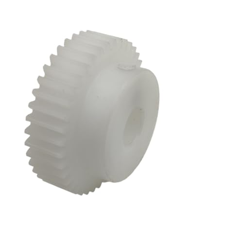 GTPBAO 1 Stück 0,8 Modul 32 Zähne POM-Getriebe 0,8 m 32 Zähne Kunststoff-Stirnrad mit Schritt mechanische gerade Zähne Ritzel Zylindrisches Getriebe Lenkungshardware(7mm bore) von GTPBAO