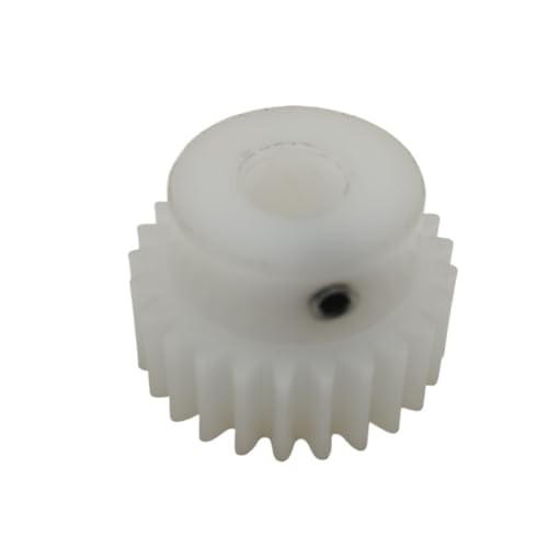 GTPBAO 1 Stück 1 Modul 24 Zähne Zylindrisches Zahnrad 26 mm Durchmesser Kunststoff gerade Zähne Zahnrad 6 mm 8 mm 10 mm 12 mm Bohrung Stufenstirnrad Lenkungshardware(12mm bore) von GTPBAO