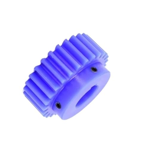 GTPBAO 1 Stück 2 Modul 25 Zähne Kunststoff-Stirnrad 2M 25T Schritt Zylindrisches Getriebe M5 Schraube gerade Zähne Getriebetreiber Ritzel Lenkungshardware(18mm bore 6mm keyway) von GTPBAO
