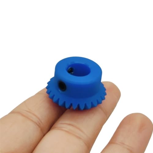 GTPBAO 1 Stück 2M 20T Nylon Kegelradgetriebe 1:1 Übertragung 2 Modul 20 Zähne Keilnut Loch Gehrungsgetriebe 90 Grad Eingriff konisches Ritzel Lenkungshardware(17mm bore 5mm keyway) von GTPBAO