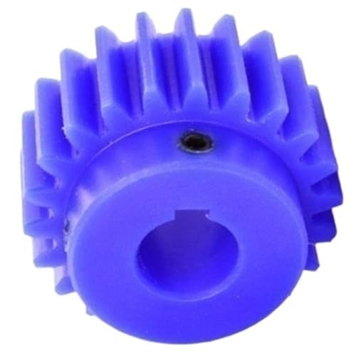 GTPBAO 1 Stück 2M 30T Nylongetriebe gerade Zähne Getriebemotor Ritzel 2 Modul 30 Zähne Nutloch Schritt Zylindrisches Getriebe Lenkungshardware(15mm bore 5mm keyway) von GTPBAO