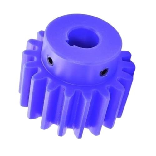 GTPBAO 1 Stück 3 Module 20 Zähne Nylon-Stirnrad 16 mm 18 mm 20 mm 22 mm 25 mm 30 mm Keilnutloch 20 T gerade Zähne Ritzel M6-Schraube Lenkungshardware(22mm bore 6mm keyway) von GTPBAO