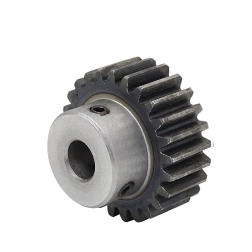 GTPBAO 1 Stück Kohlenstoffstahl 0,7 m 20 Zähne zylindrisches Stirnrad mit Stufe 3 mm 3,17 mm 4 mm 5 mm 6 mm Bohrung 0,7 Modul 20 Zähne Stirnrad Lenkungshardware(3.17mm bore) von GTPBAO