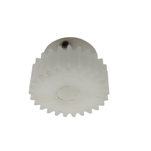 GTPBAO 1 Stück Kunststoff 1 Modul Stirnrad mit Stufe 1M 25 Zähne gerade Zähne Ritzel 27 mm Durchmesser mechanisches zylindrisches Getriebe Lenkungshardware(10mm) von GTPBAO