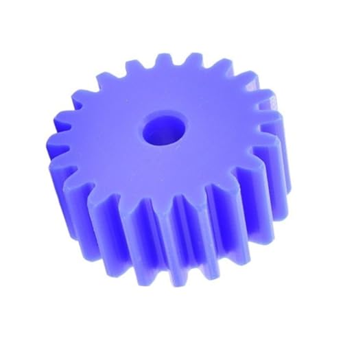 GTPBAO 1 Stück Kunststoff-Zylindergetriebe 2 Modul 10 mm Prozessloch Blaues Nylon-Stirnrad 32 T 34 T 36 T 40 T 44 T 50 T 56 Zähne Flachgetriebe Lenkungshardware(52 teeth) von GTPBAO