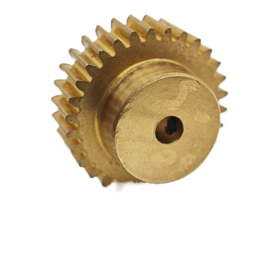 GTPBAO 1 Stück Messing-Stirnrad mit Schritt 0,5 M 69 Zähne Motorritzel mit geraden Zähnen 0,5 Modul 69 Zähne Zylinderradritzel Wellenteile(10mm bore) von GTPBAO