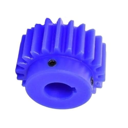GTPBAO 1 Stück Nylon 3 Modul 18 Zähne Stirnradgetriebe mit Stufe 15 mm 16 mm 18 mm 20 mm 22 mm 25 mm Keilnutloch 18T gerade Zähne Zahnrad Lenkungshardware(25mm bore 8mm keyway) von GTPBAO