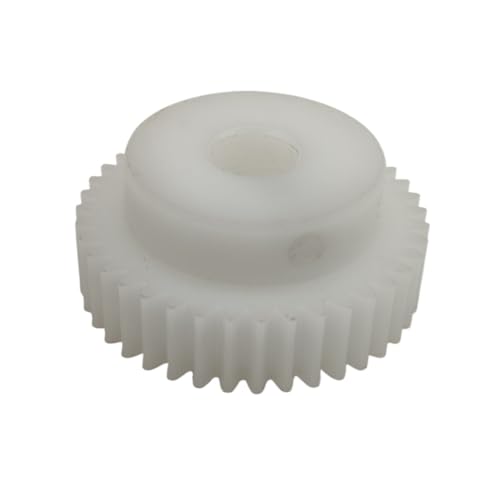 GTPBAO 1 Stück POM 1M 38T Stufenstirnrad 6mm 8mm 10mm 12mm Bohrung 1 Modul 38 Zähne Kunststoff gerade Zähne Ritzel M5 Schraubenritzel Lenkungshardware(12mm) von GTPBAO
