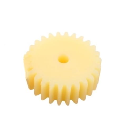 GTPBAO 1 Stück Zylindrisches Flachgetriebe 2 Modul 12T 13T 14T 15 Zähne Nylon-Kunststoff-Stirnrad 6mm Prozessloch-Übertragungsgetriebe Lenkungshardware(12T) von GTPBAO
