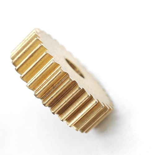 GTPBAO 1 stücke 0,5 M 14T Kupfer Flache Getriebe D Loch Gerade Zähne Spur Ritzel 0,5 Modul 14 Zähne 8x5mm Zylindrischen Getriebe Wellenteile(5x4mm D BORE) von GTPBAO